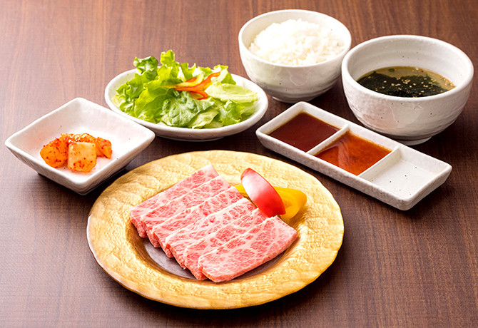 和牛カットサーロインランチ